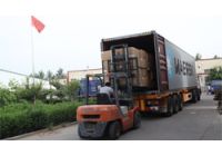 Microfiber Towel Products Export on Shipping Container